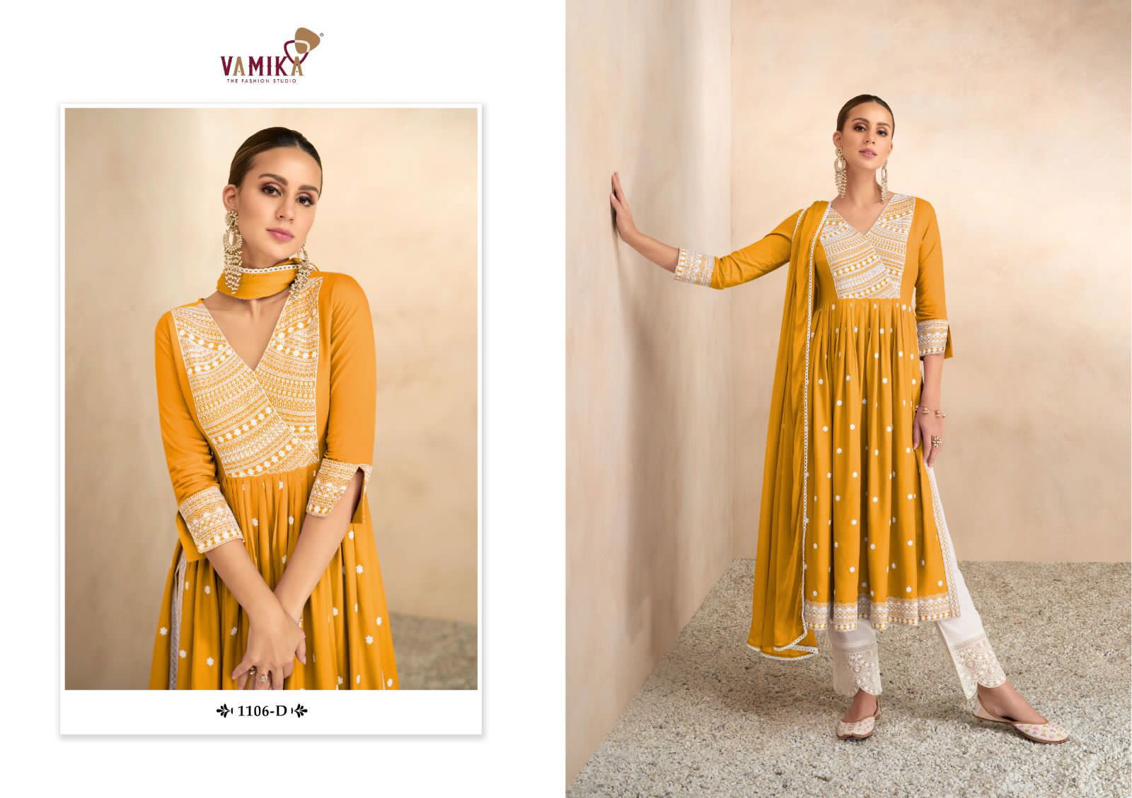 Aadhira Vol 4 By Vamika Readymade Salwar Suits Catalog